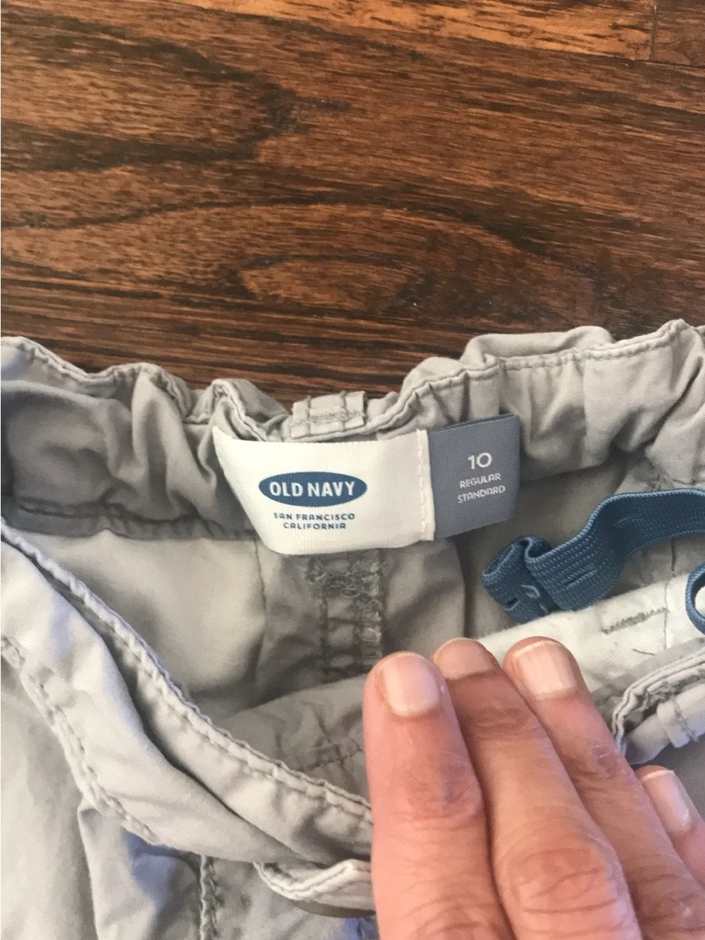 Old  Light Gray Boys' Casual Shorts